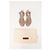 Valentino Garavani Sandali piatti Valentino Rockstud in gomma beige - vista 16