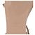 Valentino Garavani Sandali piatti Valentino Rockstud in gomma beige - vista 7