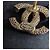 Chanel CC F17V Logo Cristallo GHW Coco Mark Orecchini Mini Classici Scatola Dorata D'oro - vista 5