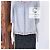 Chanel Giacca Chain Link Trim Shimmer Grey 40 FR - vista 9