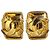Orecchini vintage Chanel CC 95P Francia Parigi Logo Clips Rue Cambon Scatola