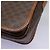 Céline CELINE Macadam Canvas Shoulder Bag PVC Leather Brown Gold Auth BD871 Golden - view 16