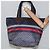 GUCCI Borsa Tote Diamante Nylon Blu Navy Argento 267922 Auth bs23152 - vista 22