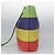 Céline Borsa a spalla CELINE in pelle verde rosso giallo Auth EC743 - vista 3