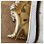 Sneaker LOUIS VUITTON T.EU 38.5 Leder Golden - Ansicht 5