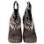 Stivaletti con tacco decorati Alaïa con ali in suede grigio e nero - vista 2