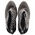 Stivaletti con tacco decorati Alaïa con ali in suede grigio e nero - vista 3