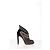 Stivaletti con tacco decorati Alaïa con ali in suede grigio e nero - vista 8