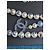 Chanel CC P19C La Pausa collana cintura logo a righe perla GHW scatola etichetta Blu - vista 11