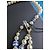 Chanel CC P19C La Pausa collana cintura logo a righe perla GHW scatola etichetta Blu - vista 14