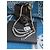 Chanel CC P19C La Pausa collana cintura logo a righe perla GHW scatola etichetta Blu - vista 5