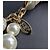 Chanel CC P19C La Pausa collana cintura logo a righe perla GHW scatola etichetta Blu - vista 7