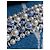Chanel CC P19C Logo La Pausa Crociera Bracciale di Perle Striate scatola etichetta Blu - vista 7