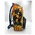 Nuovo zaino in nylon nero Saint Laurent Hunting Palm Tree Sunset Multicolore - vista 3
