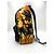 Nuovo zaino in nylon nero Saint Laurent Hunting Palm Tree Sunset Multicolore - vista 9