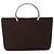 CHANEL Borsa a mano in nylon marrone CC Auth bs23545 - vista 2