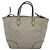 Sac à main en toile GG Guccissima en cuir gris et or 353121 Auth EC864 - vue 2