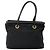 Céline Borsa a spalla CELINE in nylon nero e oro Auth EC662 D'oro - vista 10