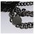 Autre Marque Borsa a mano Stella MacCartney Chain in cotone 2 vie nera Auth BA579 Nero - vista 18