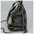 Autre Marque Borsa a mano Stella MacCartney Chain in cotone 2 vie nera Auth BA579 Nero - vista 3