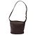 Borsa a Spalla Coach in Pelle Marrone Oro Auth am8019 D'oro - vista 2