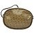 FENDI Zucchino Canvas Schultertasche PVC Braun Silber Authentisch th5785 - Ansicht 2