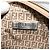 FENDI Zucchino Canvas Schultertasche PVC Braun Silber Authentisch th5785 - Ansicht 8