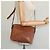 Autre Marque Bolsa de Ombro Burberrys de Couro Marrom Auth BA691 - vista 17