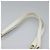 CHANEL Bolsa Tote Triple Coco Cadena Vinilo Cuero Blanco Oro CC Auth bs23423 Dorado - vista 12