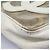 CHANEL Bolsa Tote Triple Coco Cadena Vinilo Cuero Blanco Oro CC Auth bs23423 Dorado - vista 13