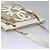 CHANEL Bolsa Tote Triple Coco Cadena Vinilo Cuero Blanco Oro CC Auth bs23423 Dorado - vista 4