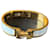 Hermès Clic H bracelet white and golden steel  - view 1