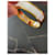 Hermès Clic H bracelet white and golden steel  - view 5