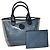 Borsa Rochas Blu in Plastica Trasparente