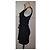Red Valentino Mini Kleid aus Wolle Schwarz S - Ansicht 3