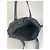 Vintage Chanel Monogramm Canvas Tasche Schwarz - Ansicht 4