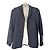 Zadig & Voltaire Blazer Dunkelblau Baumwolle Wolle Marineblau