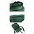Borsa a tracolla Prada in nylon tessuto verde scuro con logo e fibbia - vista 11