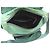 Borsa a tracolla Prada in nylon tessuto verde scuro con logo e fibbia - vista 9