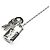 Collana con pendente Lockit in oro bianco K18WG Louis Vuitton