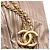 Chanel Gold Medium Metallic Calfskin Coco Pleats Drawstring Backpack Golden - view 8