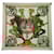 Hermès VINTAGE FOULARD HERMES NAPOLEON P. LEDOUX CARRE 90 SOIE BROCHEE BEIGE SCARF  ref.2124150