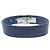 BRACCIALE LOUIS VUITTON WISH FLEUR MONOGRAM IN PELLE EPI BLU 18 CM - vista 3