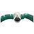 COLLANA VINTAGE CHRISTIAN DIOR CHOKER CON GRANDI PERLE TRASPARENTI Verde - vista 3