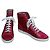 Sneakers alte Medusa Versace in satin e pelle fucsia 41