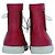 Sneakers alte Medusa Versace in satin e pelle fucsia 41 - vista 4