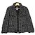 Chanel Blazer Grau und Schwarz Kaschmir