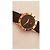 Orologio Gucci 3000 Placcato Oro Quadrante Nero 29mm - vista 2