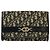 Borsa a spalla in tela Trotter Christian Dior blu Auth ep8112 Blu navy - vista 13