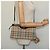 Autre Marque Borsa a spalla Burberrys Nova Check in tela beige oro Auth BA777 D'oro - vista 22